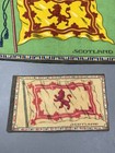 Scotland Flag Tobacco Felt Antique 1910s Cigarette Cigar Premium Rug Lot