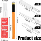 Mini Hand Saw Model Tools Small Hobby Saw Blades Kit With 9 Tiny Razor Hacksaw B