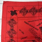 Willie Nelson Red Bandana 1977 Franks Bros Austin Tx Handkerchief Whiskey River