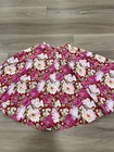Vintage 80s Laura Ashley Kid youth Girl 12 Year Pink Floral Skirt Cottagecore