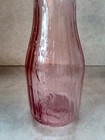 Vintage Pink Ribbed Glass Liberty Milk Co Bottle 1 Pint
