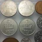 Norway Coin Lot 15x Ore   Kroner 1872   1997 1 Krone Mixed Vintage Coins
