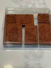 Beatrix Potter Set Of 6 Rubber Stamps All Night Media Peter Rabbit  1990 