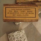  antique  package  sewing  needles  royal  gold Eyed  sharps  not-nickel-plated