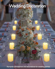 Flameless Votive Candles lasts 2x Longer battery Operated Led Tea Lights With Wa