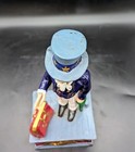 Vintage Cast Iron Mechanical Uncle Sam Coin Mechanical Bank Working - Nice 