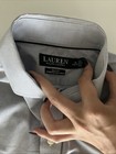 Lauren Ralph Lauren Blue Dress Shirt Slim Fit Non-iron 15-32 33  Button-up