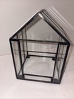 Vintage Glass Terrarium House Planter Greenhouse Large