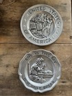 Vintage Pewter Lot Of 14 Pcs  Sexton  Carson Metal  And Pewtarex