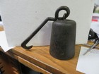 Antique Vintage Cast Iron Platform Scale Hanging Balance Beam Weight  4 Lb