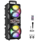 3000w Portable Bluetooth Speaker Sub Woofer Heavy Bass Sound System Party remote