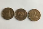 3 Grand Lodge Of Pa John L Mccain Grand Master Of Masons U s  Coins  medals 1976