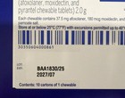 Flea   Tick Chewable Dogs 17-33 Lbs  10 Months 