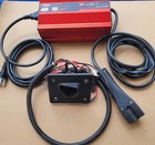 Form 15 Amp Golf Cart Battery Charger 48v  W 3 Pin Panel Connector 