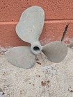 Antique Brass Boat Propeller Wall Art 12x12 Industrial 3-blade Design