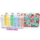 Made Easy Kit Pill Case Medicine Organizer W  Removable Vitamin Box - 2 Sizes
