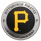 Mlb Pittsburgh Pirates 1 Oz Silver Colorized Round  w  Box 