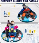 47   Heavy-duty Snow Tube Inflatable Snow Sled For Kids   Adults Winter Skating