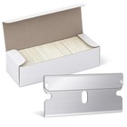 100 Pcs Razor Blades Single Edge Extra Sharp Heat Treated Safety Knife Scrapers