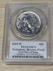 2025  25 Reverse Proof Palladium Pcgs Pr 70 Fdoi David Hall 