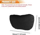 Car Headrest Pillow  Soft Breathable Suede Car Seat Neck Support Pillow For Comf