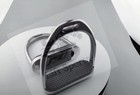 5  Horse Riding English Safety Stirrups Irons Polish Gloss Finish Stainless Tack