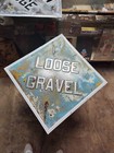 Vintage Curve Arrow Road Highway Street Sign 1930 s - 1940 s