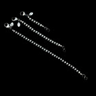 Sterling Silver Oxidized 4mm Bead Extension Chain  Necklacer Extender  Southwes