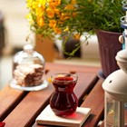 The Buybox Turkish Tea Glasses  6 Pcs   Arabic Persian Tea Cups   Whiskey