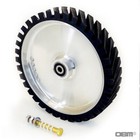 Knife Making  12  Rubber Contact Wheel With 1 2  Bolt Axle