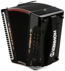 Hohner Corona Ii Xtreme Diatonic Accordion - Keys Of G c f - Jet Black