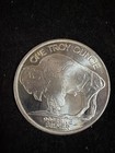 1 Troy Ounce 999 Fine Silver Buffalo   Indian Head Round - Highland Mint Hm Mark