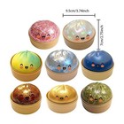 Giant Dumpling Squishy Toy Tpr Slow Rising Stress Relief Fidget With Steamer Box