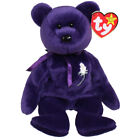 Ty Beanie Baby - Princess Diana The Purple Teddy Bear  1997 -retired  Mwmts Mint