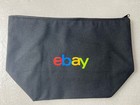 Ebay Open 25 Logo Canvas Zippered Case Pencil Makeup Bag Black Swag Vegas Travel