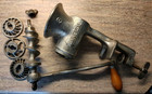 Thegudstuff  Vintage  Universal No  1 Food   Meat Chopper Grinder  With 3 Blades