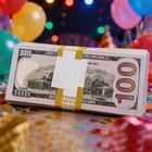 100 Pcs Dollar Bills Prop Toys Money Bank Film Cash Paper  10 000 Movie