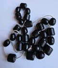 Vintage 28 Grams Bakelite Catalin Beads Necklace Marble  