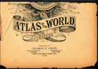 Vintage 1895 Original Map Of The World Chart Mercator s Projection 21 X 14 Inch