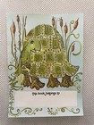 Antioch Bookplate Company Turtle Mosaic Green Frog 2 Boxes 95 Plates Vtg Books