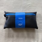 Tumi El Al Airlines Business Class Amenity Kit Blue Zip black New
