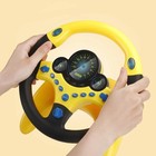 Steering Wheel Toy Lights Sounds Educational Fun Car Kids Summer Travel Sun Gift