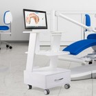 Dental Medical Cart Mobile Instrument Trolley Stand Fit For Intra Oral Endoscope