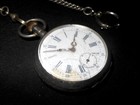 Ww1 German  Taschenuhr - Civilian Pocket Watch -  800 Silver Case - Nice 