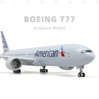 Boeing 777-300er American Airlines 1 130 Scale Diecast Model Plane 47cm Display