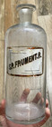 Antique Sp Frument  R  Apothecary Medicine Bottle 12  Tall Decor Pharmacy