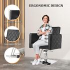 Black Hair Salon Chair Heavy Duty Hydraulic Barber Chair Hair Styling Chair Spa