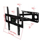 Full Motion Tv Wall Mount Articulating 32 37 39 42 46 48 50 55 Tilt Swivel Usa