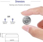 Uogtnon 379 Sr521sw V379 Watch Battery 1 5v Button Cell  10-pack 