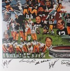 Pittsburgh Steelers Team Of Decade 70 s Autographed Lithograph 50  Players Hof